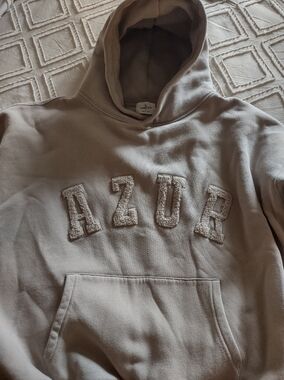 AZURFIT Beige Pullover Hoodie